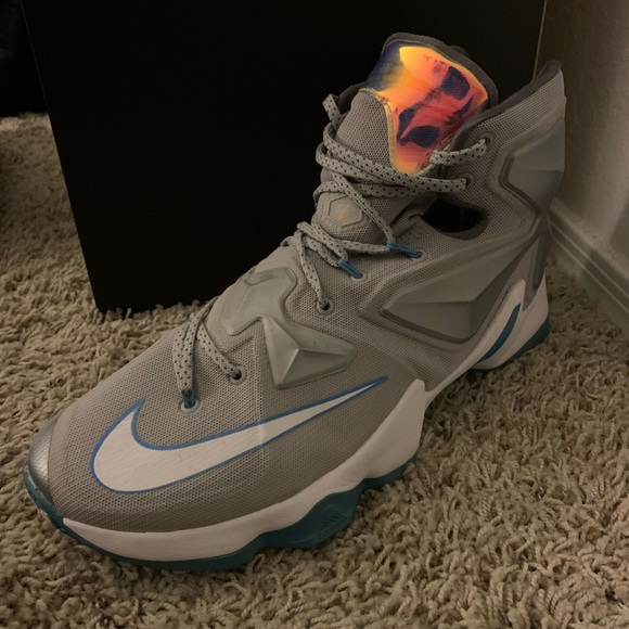 Lebron 13 Blue Lagoon Size 12 US Mens